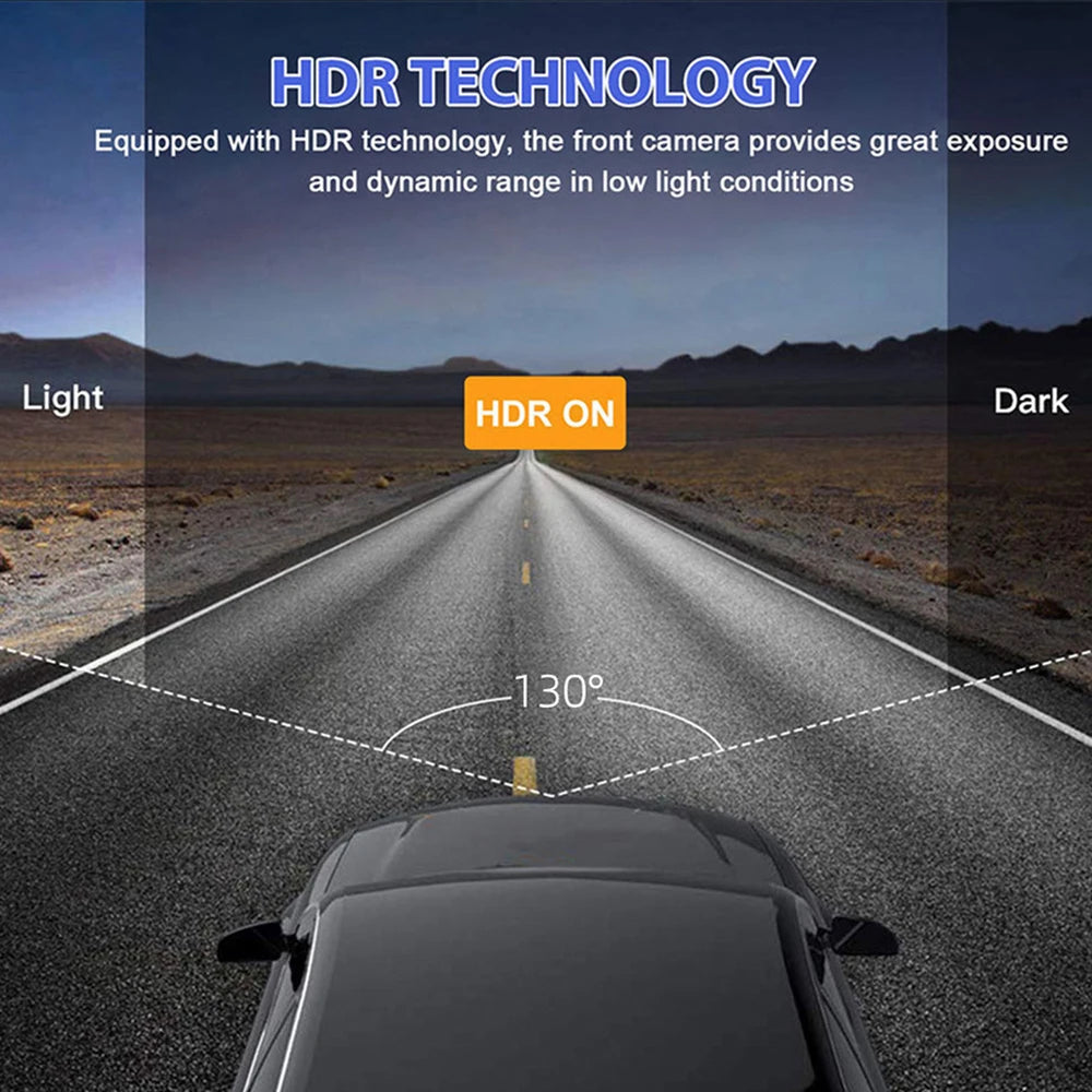 Dashcam Full HD 1080P avec Grand Angle 130° + Carte 32 Go Incluse